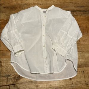 Everlane white linen shirt